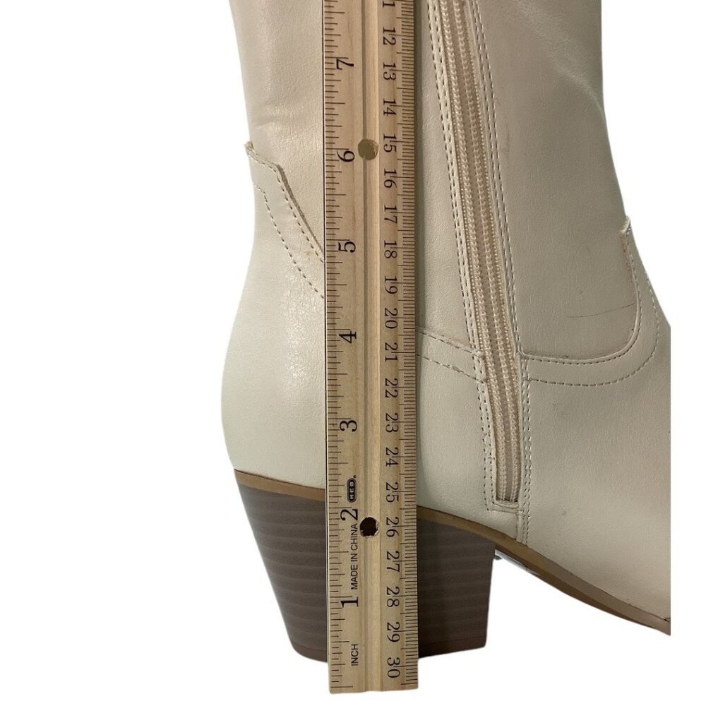 Buckle Oasis Society The Rowan White Rhinestone Fringe Boots Women's Size 8.5 - Picture 5 of 10